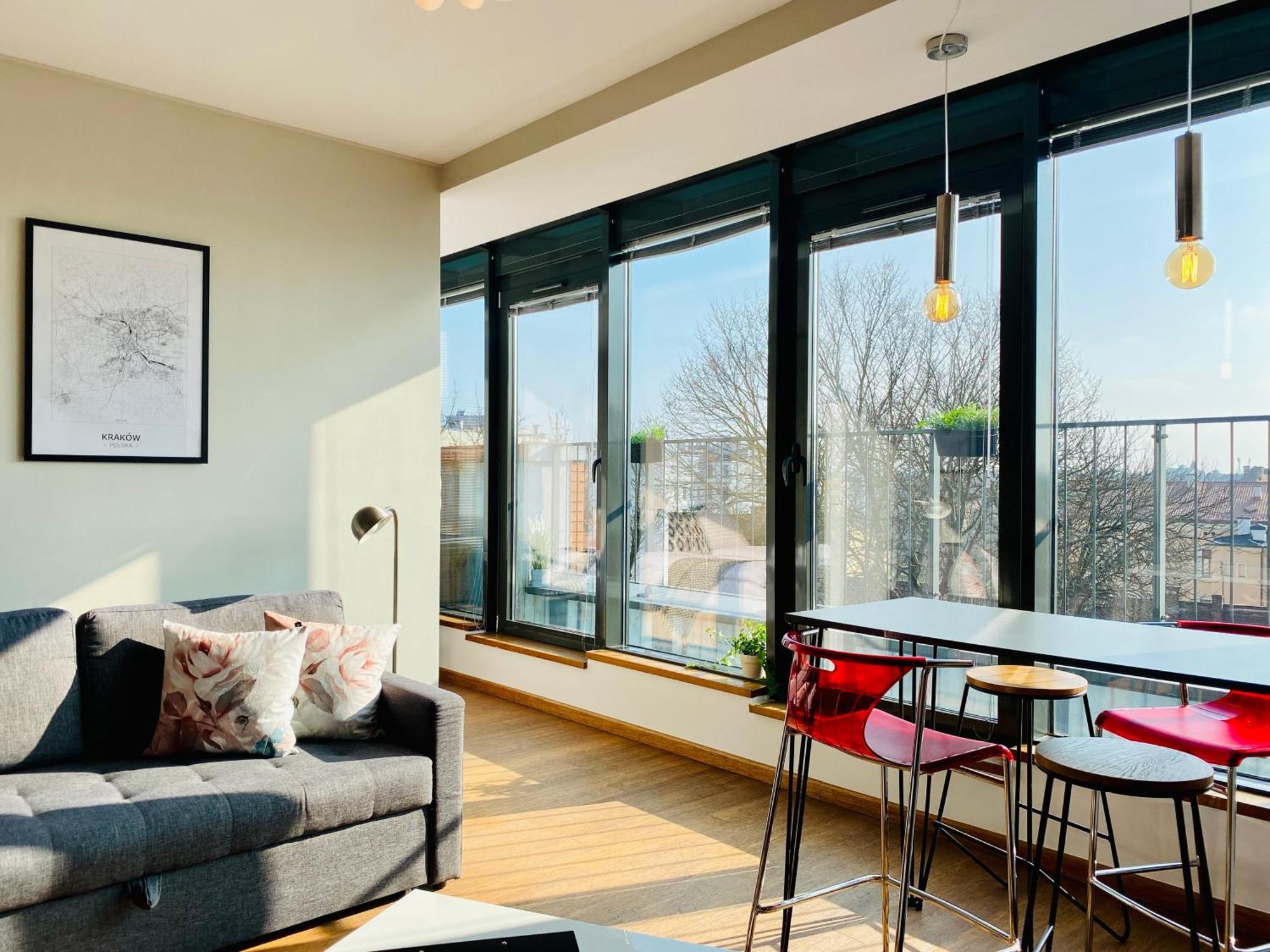 קרקוב Angel Mint Apartment - Free Parking - Balcony מראה חיצוני תמונה