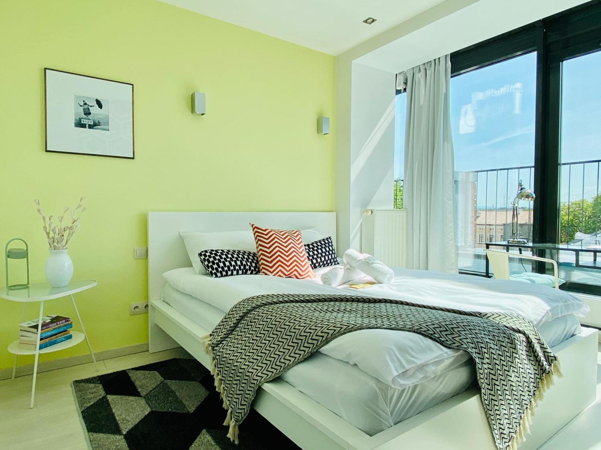קרקוב Angel Mint Apartment - Free Parking - Balcony מראה חיצוני תמונה